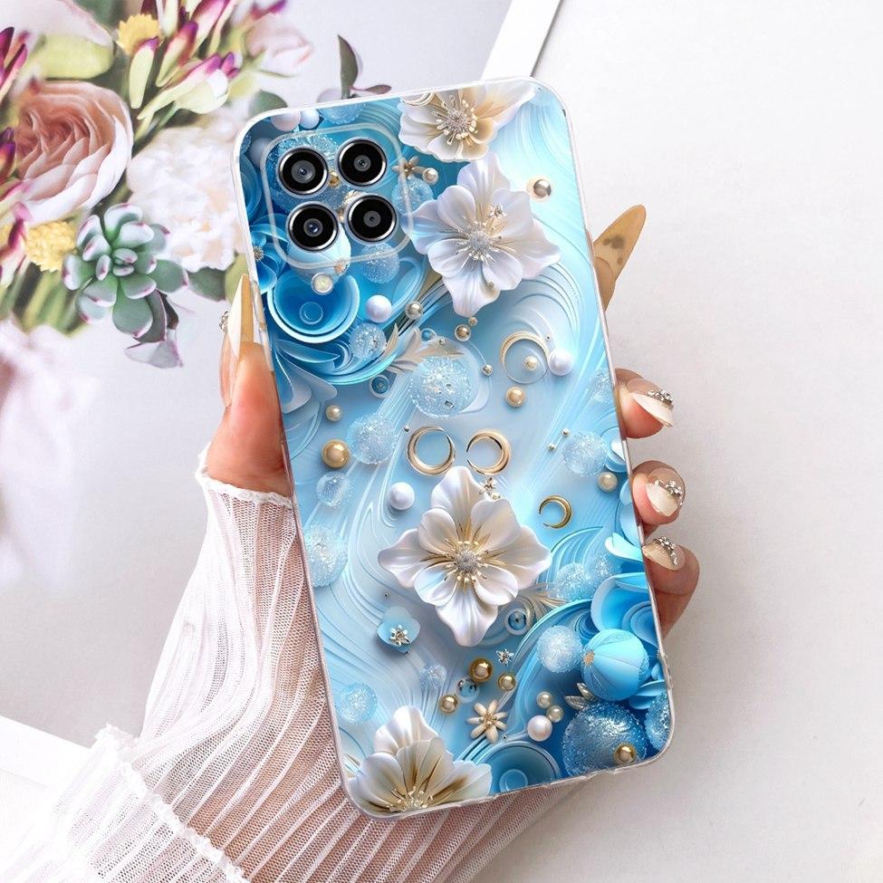 Transparent For Samsung M33 5G Case Cover Cute Cat Fashion Butterfly Funny Painted Casing For Samsung Galaxy M33 5G M336B M336K