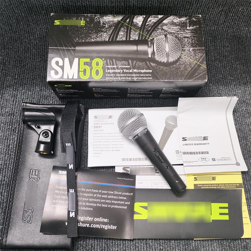 

SM58S Professional Handheld Wired Microphone for Stage & Live Broadcast SM58S (with switch)