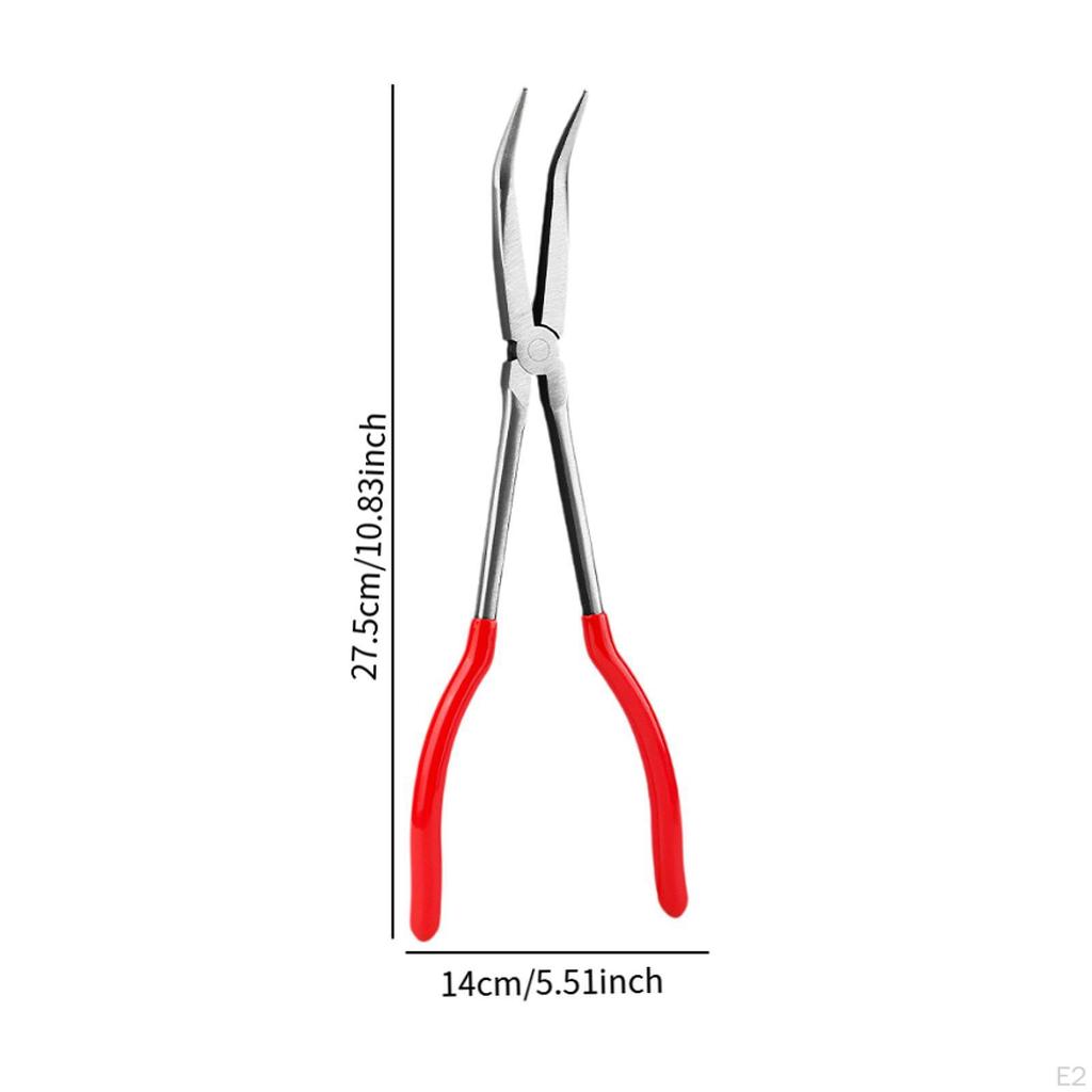 Extended Reach Pliers for Jewelry Crafting with Ergonomic Handles
