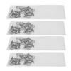 4pcs Embossing Folders Multipurpose DIY Flower Pattern Embossing Folder Template for Card Making Scrapbooking