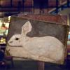 Vintage Metal Poster Rabbit Country Style Bar Wall Decor