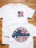 American Flag Shirt, July 4th Shirt, Retro American Graphic T-Shirt
