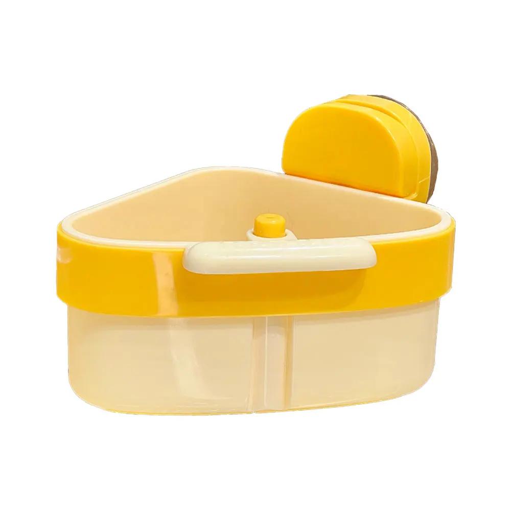 

JOYBLISS Suction Cup Sink Corner Rack Strainer Quick-Drain Self-Cleaning Sink Strainer Basket Food Waste Catcher for Kitchen Sink жёлтый