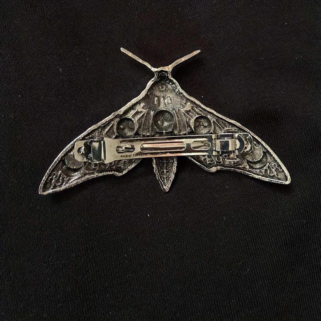Moth Decor Hair Clip Vintage Gothic Hair Pin Hair Accessories For Halloween Party Decoration Halloween Party Hair Decoration  Elegant Metal Hair Clip