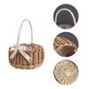 Decoration Rattan Photo Props Flower Basket Desktop Decoration Clutter Organizer Storage Basket