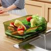 Kitchen Dish Rack Transparent Large Capacity Cutlery Holder For Glasses Pots Pans