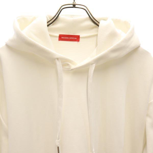 MAISON SPECIAL Primeover Cardboard Knit Sweatshirts white unisex Men's Used