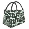 Orla Kiely Abstract Multi Stem Insulated Lunch Tote Bag for Mid Century Scandinavian Geometric Cooler Thermal Food Lunch Box