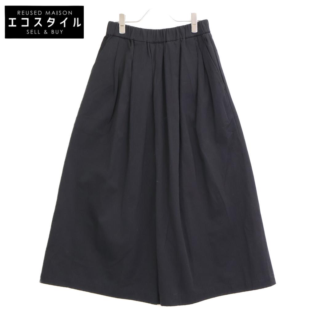 IENA Black 100% Cotton Wide Pants Bottoms 38 blackUsed