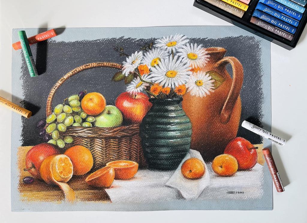 Mungyo Gallery Soft Oil Pastels, 36-piece set, Assorted Colors (MOPV-36)