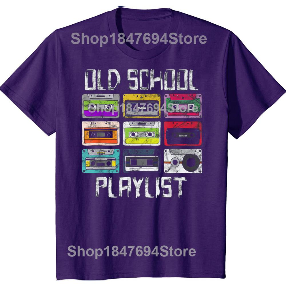 

Funny Cassette Tape Music Retro 80s Old School Playlist T Shirts Graphic Cotton Streetwear Short Sleeve Birthday Gifts T-shirt 4XL