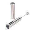   USB Rechargeable Milk Frother Handheld Stainless Steel Portable Hand Frother Drink Mixer   for   Travel Camping  