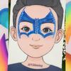 Makeup Practice Board - Face Paint Board, Reusable Painting Exercise Template, Stage & Home Makeup Tool for Boys & Girls