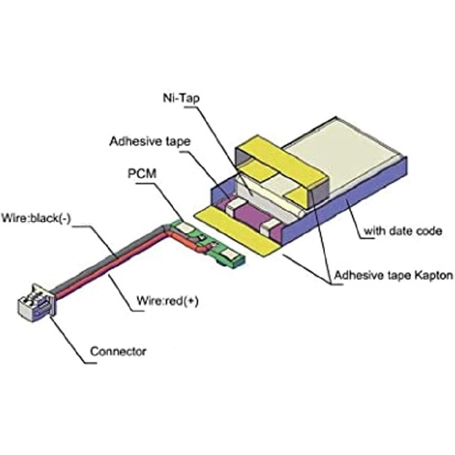 Производители поставляют полимерные литий-ионные аккумуляторы 653450 673450 (1200МАЧ) Мобильное освещение 3,7 В