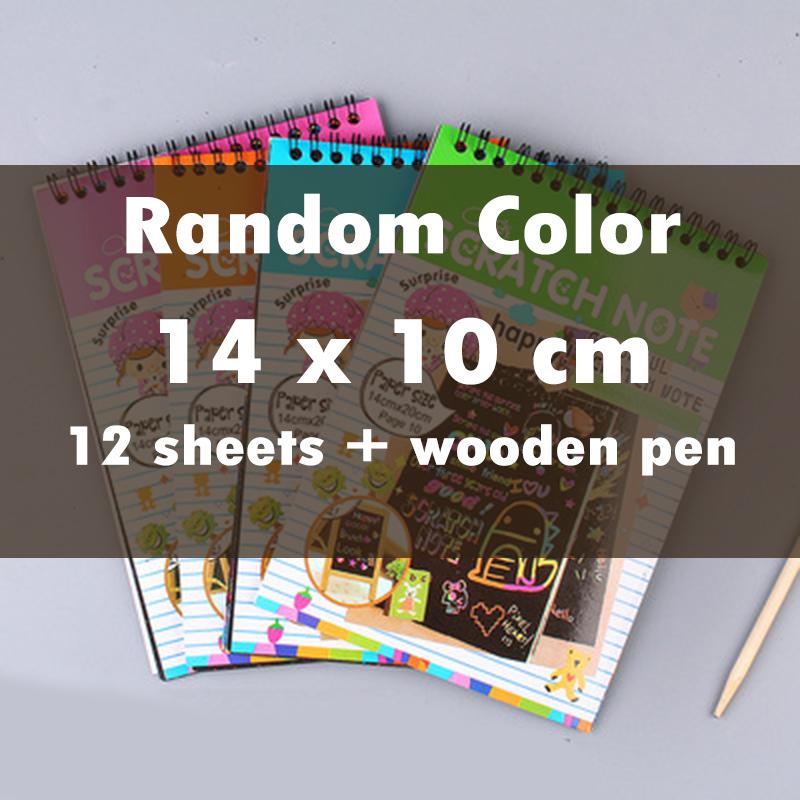 High-Quality 12 High-Quality Sheets High-Quality Rainbow High-Quality Scratch High-Quality Note High-Quality Sketchbook High-Quality Paper