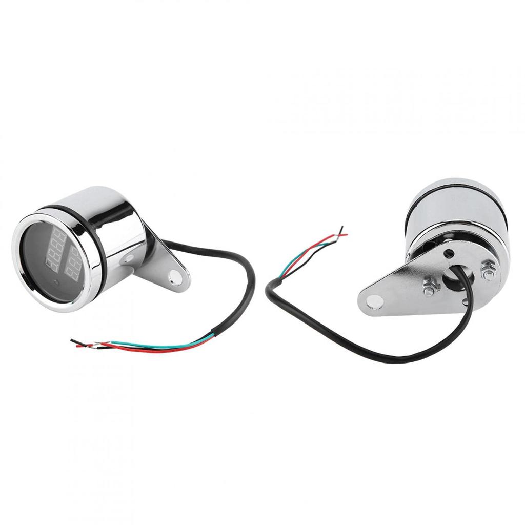 Yctze Tachometer Electronic Tachometer Tachometer Gauge Motorcycle Tachometer LED Tachometer Motorcycle Odometer Motorcycle Speedometer
