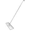 Lawn Leveling Rake Adjustable Handle Stainless Steel Heavy Duty Effort Saving Lawn Level Tool for