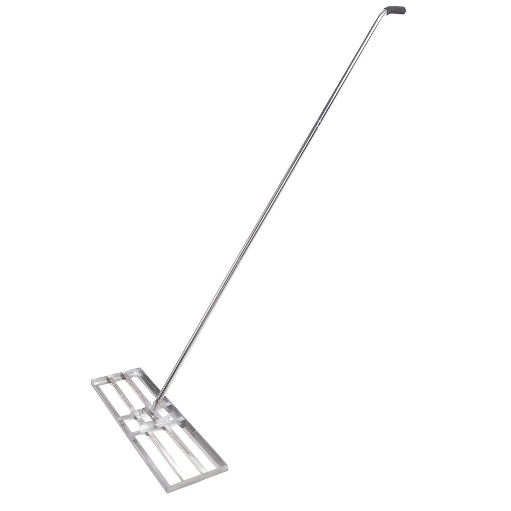 Lawn Leveling Rake Adjustable Handle Stainless Steel Heavy Duty Effort Saving Lawn Level Tool for