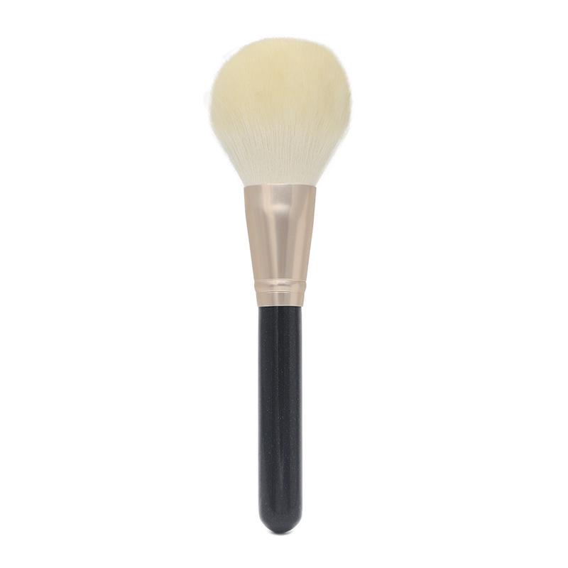 Large Flat & Angled Powder Brush with Soft Bristles for Foundation, Contour, and Blush