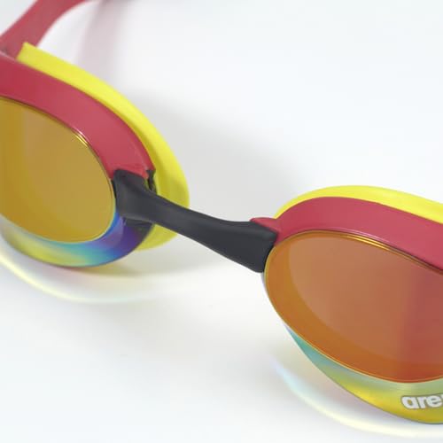 Arena Competitive Swimming Goggles Unisex Free Size Mirror Coated Lens World Aquatics Approved Cobra Ultra AS5SGG02U