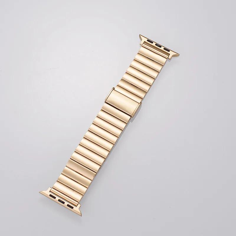 Stainless Steel Metal Wristband Bracelet For Apple Watch 38/40/41mm  42/44/45/46mm Bracelet for Iwatch Series 10 9 8 7 6 5 4 SE