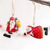 Handicraft Festival Supply Xmas Tree Embellishment Santa Claus Christmas Decorations Hanging Pendants Cartoon Angel