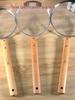 Wooden Handle Stainless Steel Slotted Spoon Mesh Strainer Colander for Noodles and Draining