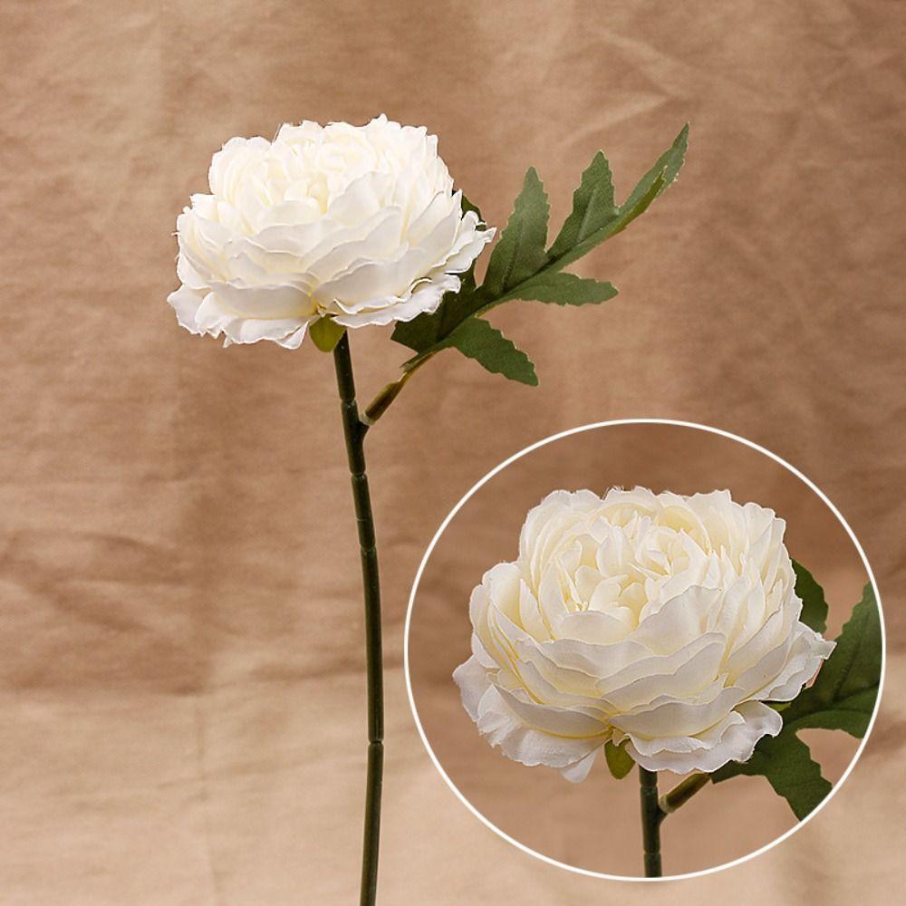 Handmade Artificial Paeonia Flowers Elegant Simulation Peony Bouquet  Living Room Decoration