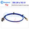 TNC Female to Right-Angle SMA Male RG142 Low VSWR Flexible Test Cable