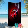 Beach Towel with Football club logo Pattern - soft,absorbent,machine washable Lightweight&Modern,swimming,Travel Essentials