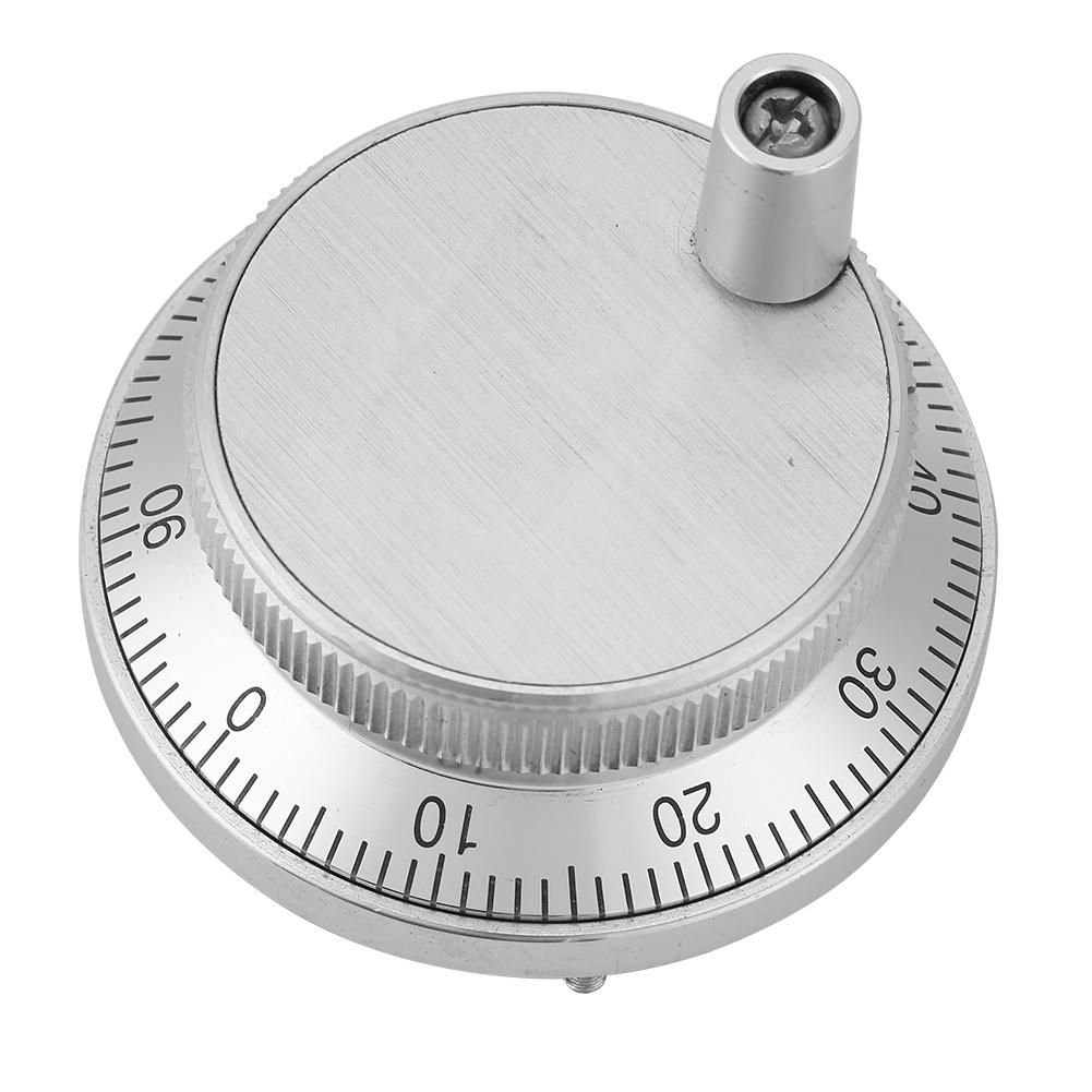 5V 60mm Diameter 4 Terminal Manual Pulse Generator CNC Electronic Handwheel with Handle