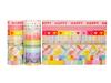 Yubbaex Floral Masking Tape with Gold Foil 27 Suitable for Gift DIY and Notebook Decoration Rainbow 27 Stamping, Rolls, Thin, Wrapping, Crafts, (Light