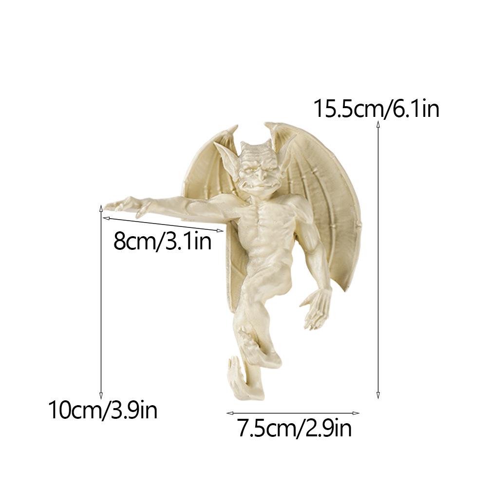 Gothic Gargoyle Resin Door Frame Decoration Monster Statue Halloween Home Display Party Centerpiece For Teens And Couples