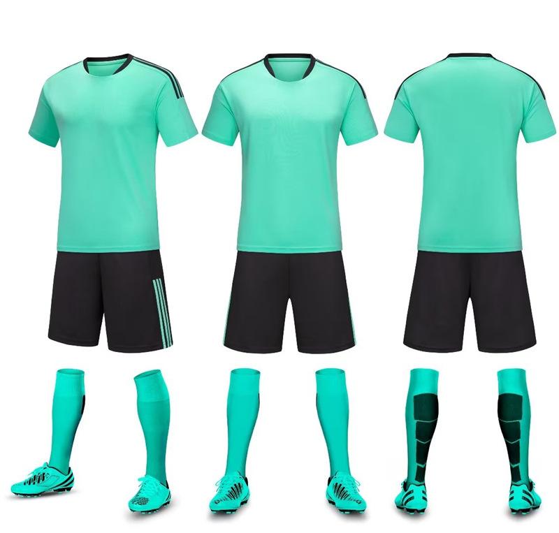 Kids Adult Soccer Uniform Sportssuit Men'S And Women'S Short Sleeve Jersey Soccer Training Team Uniform Summer