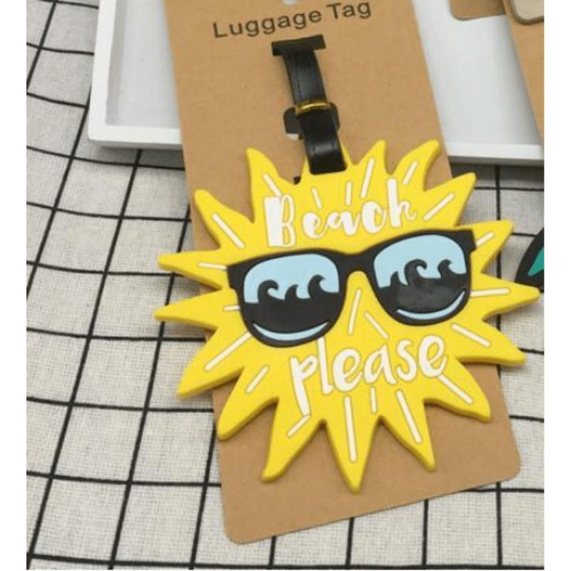 Fruit Cartoon Silicone Luggage Tag for Women/Men Suitcase ID Address Holder Boarding Tag Portable Label Travel Accessories