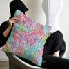 Fashion Lilly Pulitzer Pillow Cushion Cover Pillowcase Living Room Sofa Home Decor Customized