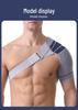 Adjustable Compression Shoulder Protector for Men - Adult Sports Shoulder Pad for Weightlifting and Strain Support