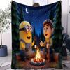 Despicable Me Minions Cartoon Blanket All Season Soft Cozy Comfortable For Bed Bedroom Dorm Sofa Lunch Camping Boys Girls Gift