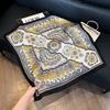 New silk scarf women's fashion versatile high-end small square scarf Korean version neck protection scarf spring and autumn retro scarf binding bag
