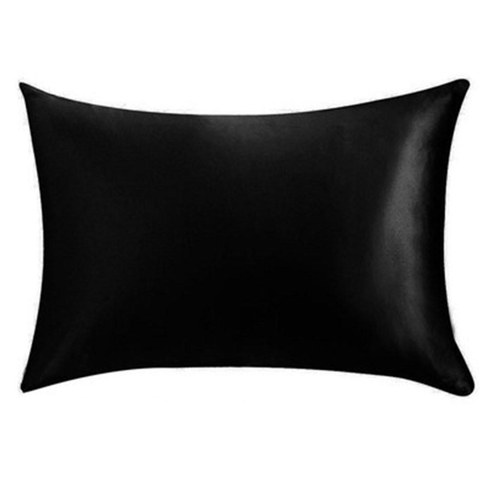 Silk Pillowcase with For Zip Closure for Queen Size Pillow Choose Your Color