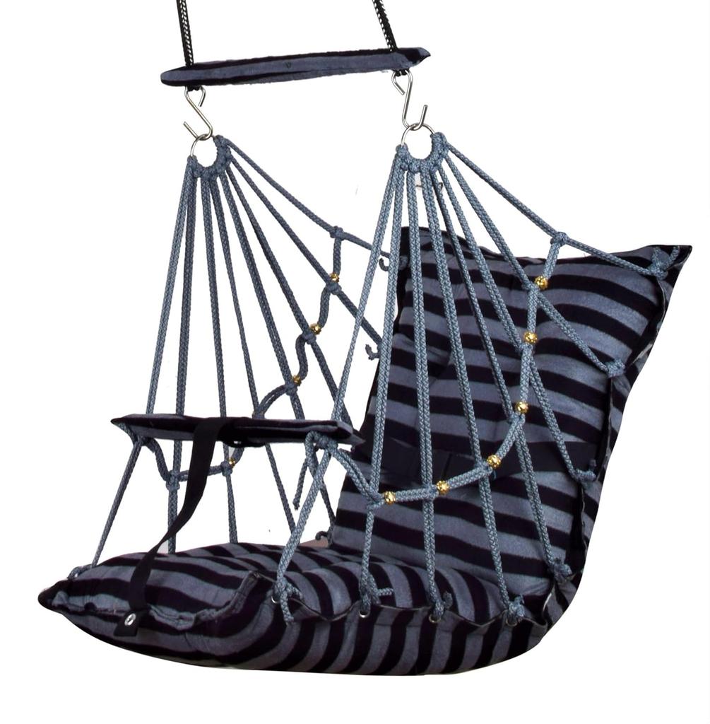 Bavlněná dětská houpačka pro děti Skládací a pratelná 1 až 5 let Dárek pro novorozeně Měkká houpačka s bezpečnostním pásem Snadno přenosná Bezpečnostní zámek