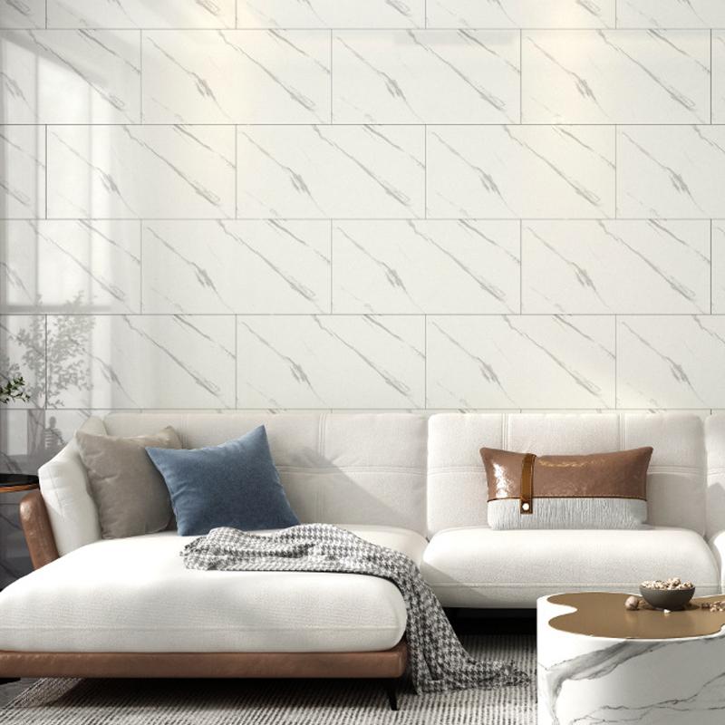 10Pcs Marble Wallpaper Super Strong Adhesive Waterproof Sticker For Bathroom Kitchen Decor Design
