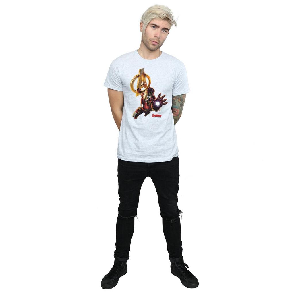 Marvel Mens Iron Man Pose T-Shirt