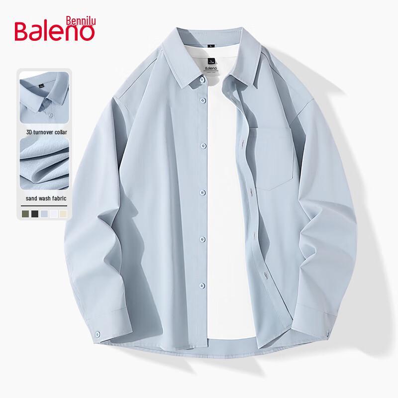 Baleno Men's Long-Sleeved Casual Shirt
