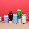 New Solid Color Thermal Insulation Water Cup Coffee Cup with Lifting Rope, Direct Drinking Water Cup for Outdoor Travel