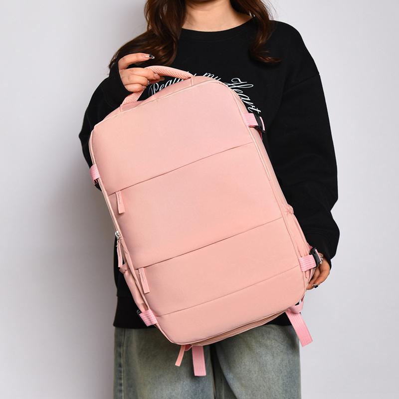 Women's Backpack, Women's Large Capacity Travel Backpack, Work Clothing School Bag, Fashionable Computer Bag, Short-Distance Bus
