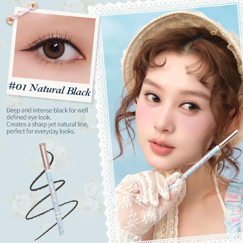 Flower Knows Bunny Garden Waterproof Long-lasting Smudge-proof Eyeliner Pencil 01 Natural Black