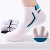 10Pieces=5Pair/lot Summer Cotton Man Short Socks Fashion Breathable Boat Socks Comfortable Casual Socks Male White