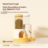 New 2 In 1 Hamster Automatic Feeder Water Dispenser Set For Small Pets Guinea Pig Gerbil Cage Accessories Small Pets Supplies