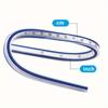 1PC Flexible Curve Ruler with Clear Scale - Soft, Durable Plastic for Sewing, Drafting & Design - Easy-To-Clean Edges